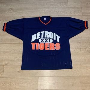 Vintage 1989 Logo 7 Detroit Tigers Mesh Jersey